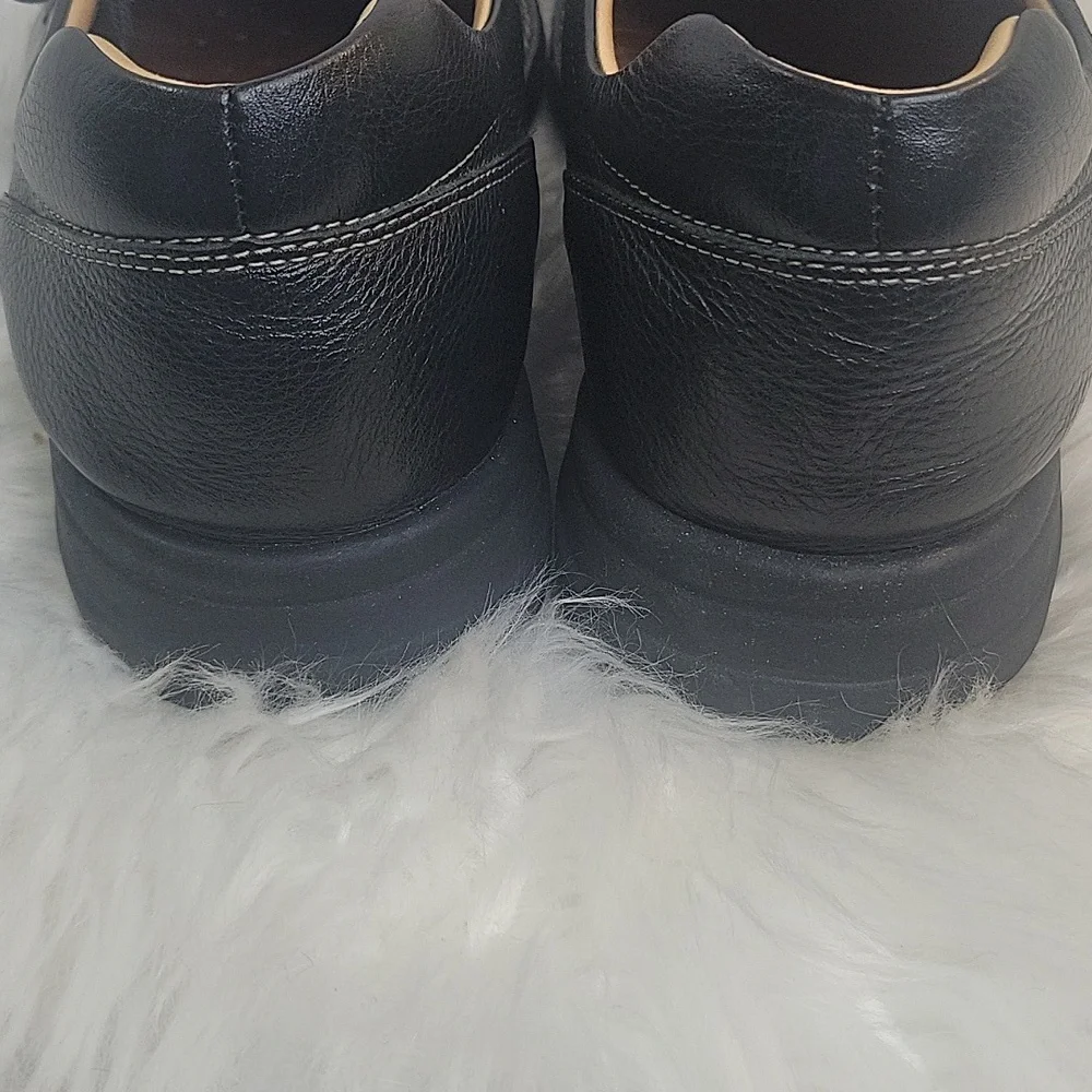Johnston & Murphy Black Leather‎ Oxford Shoes Size 10.5